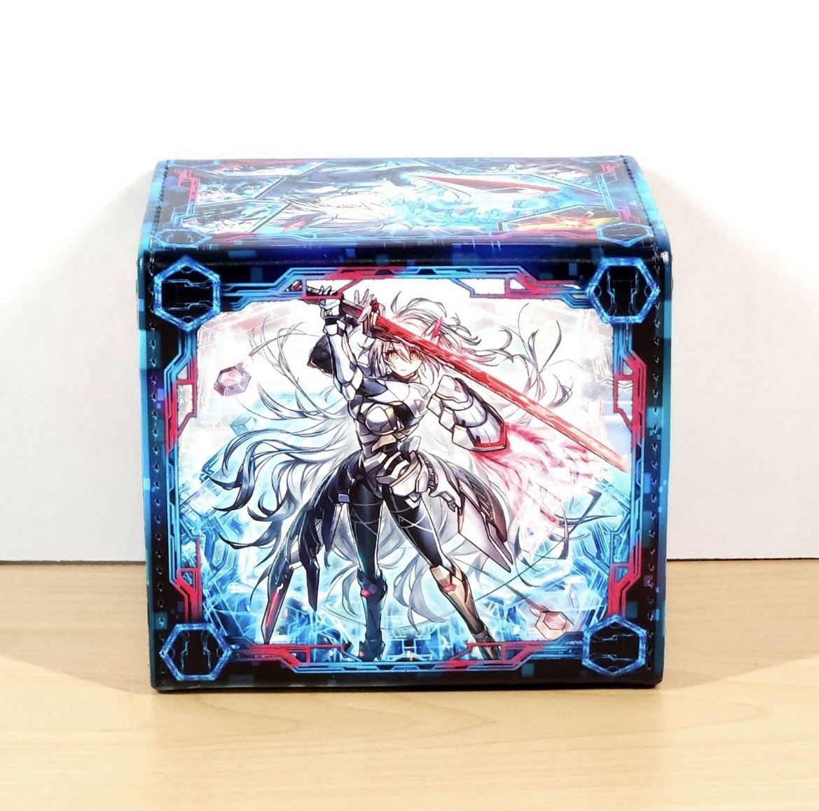 Sky Striker Card Deck Box - PU Leather - TCG/CCG Storage Box -