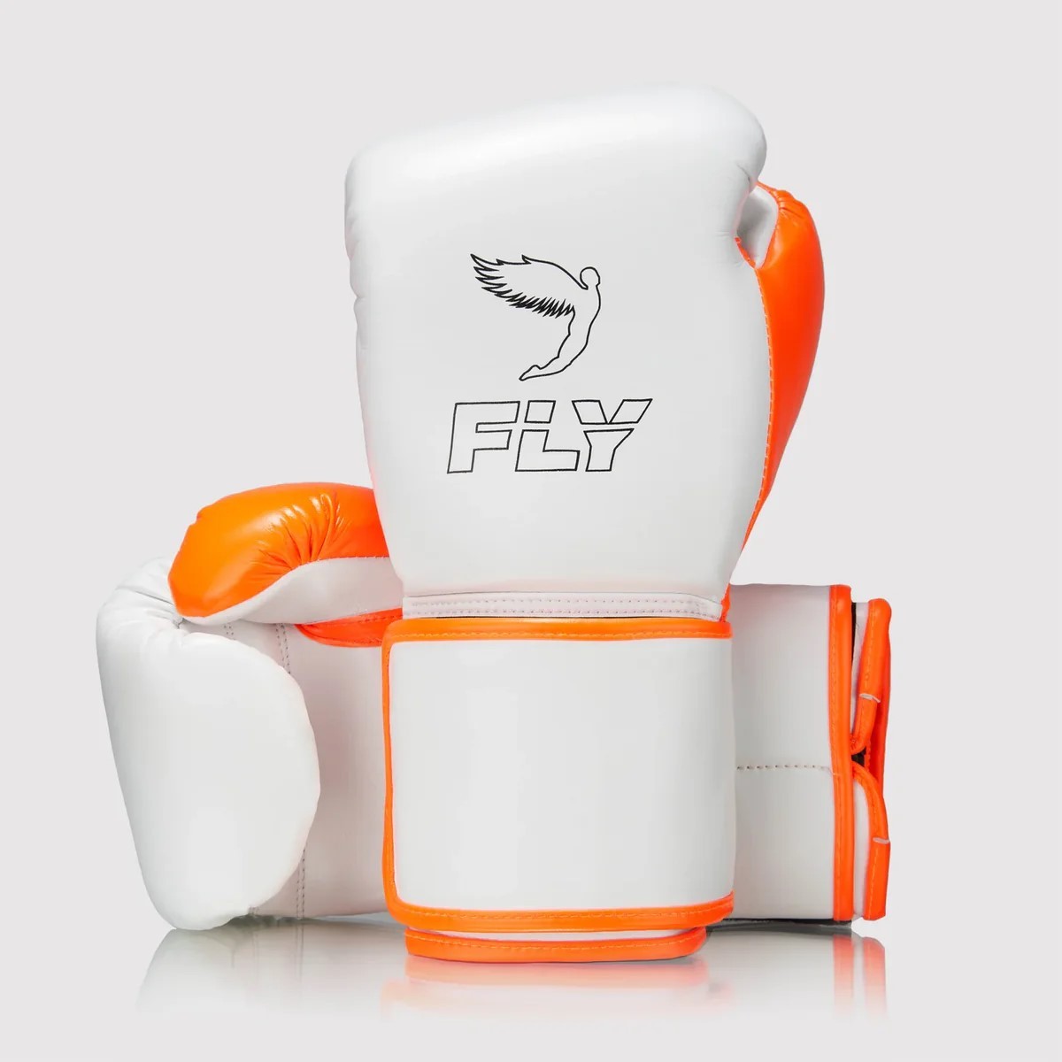 FLY Superloop X 14oz Gloves White Orange - USA Seller NEW