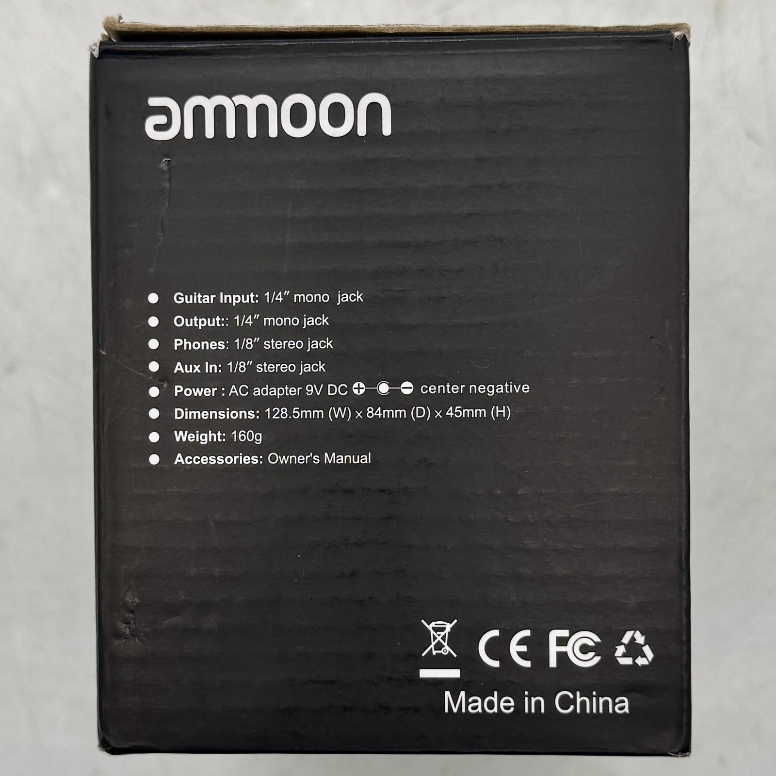 ammoon PockRock Guitar Effect Pedal Processor 15 Effect Types 40 Drum Patterns