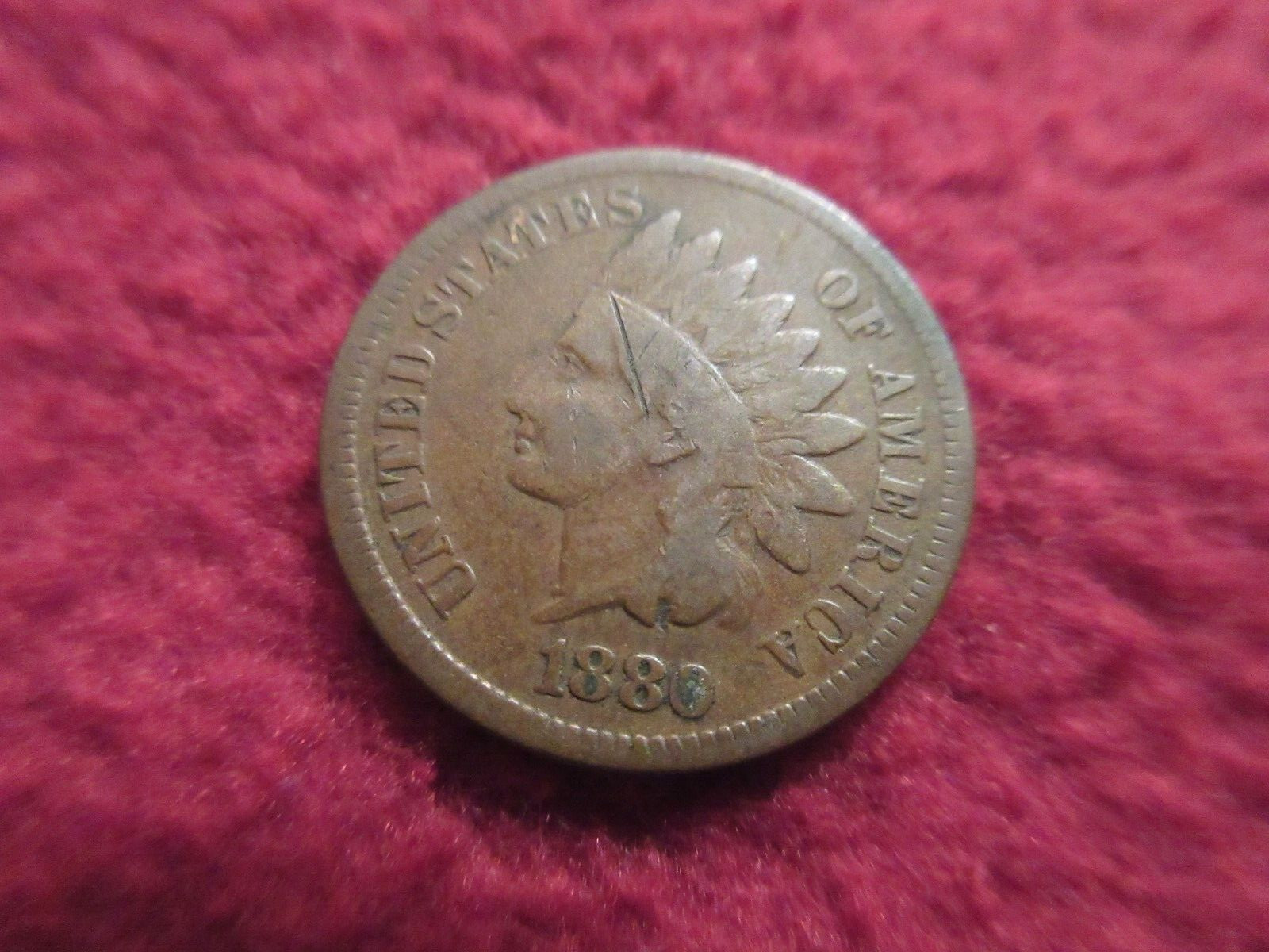 1880 DATED INDIAN CENT ORIGINAL
