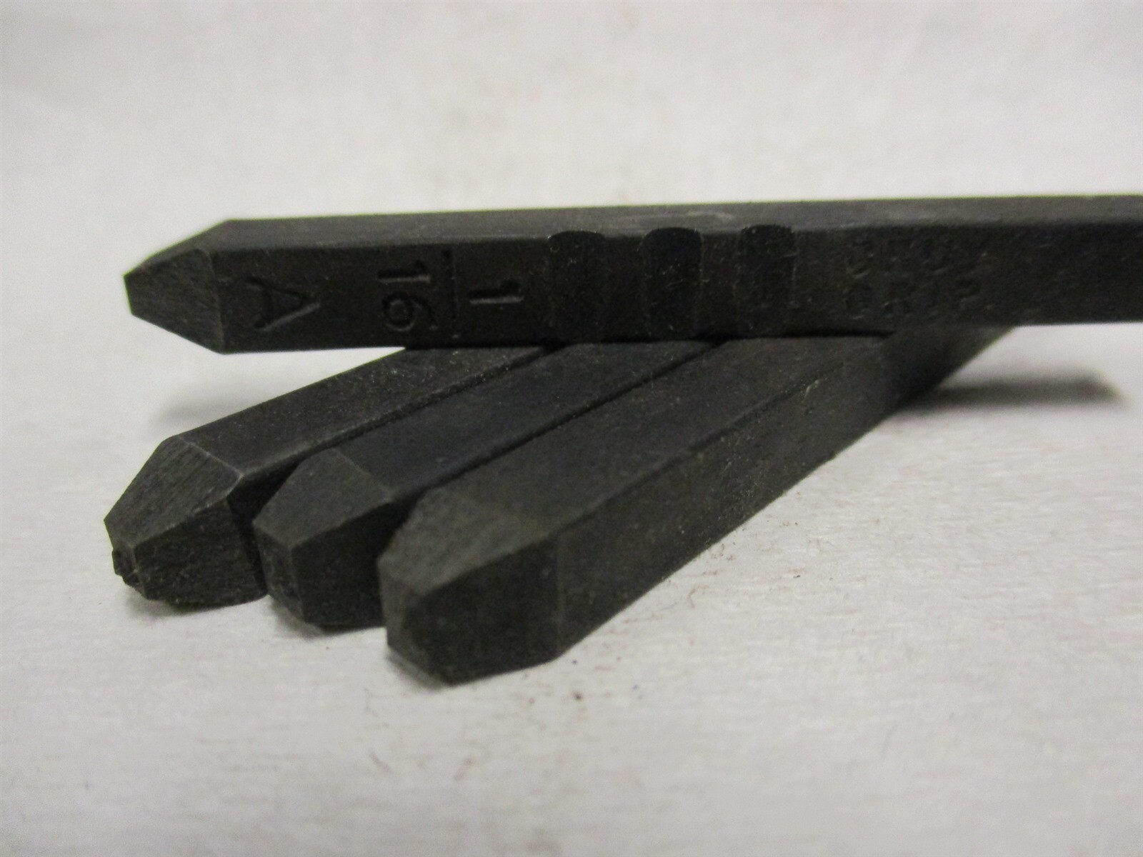 RF Letter A Machine Made Individual Steel Stamp 1/16" Character Height 4 Pcs.