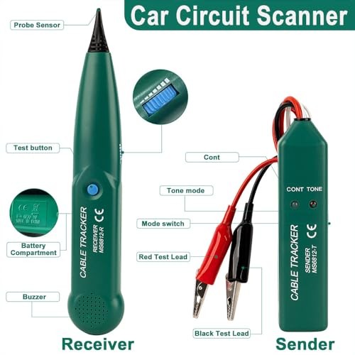 Tone Generator and Probe kit, Automotive Electrical Wire Tracer, Dead Circuit
