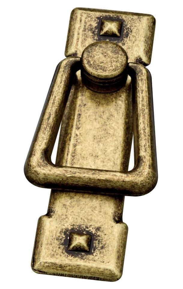 2-1/4" Mission Vertical Bail Pull Antique Brass