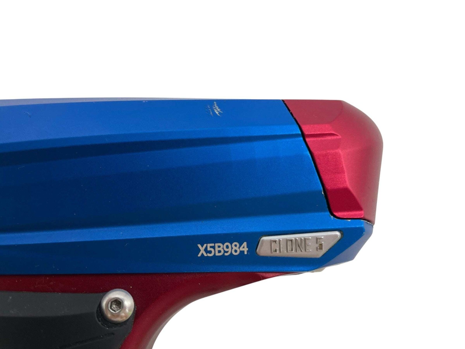 MacDev Clone 5 Blue/Red Paintball Gun