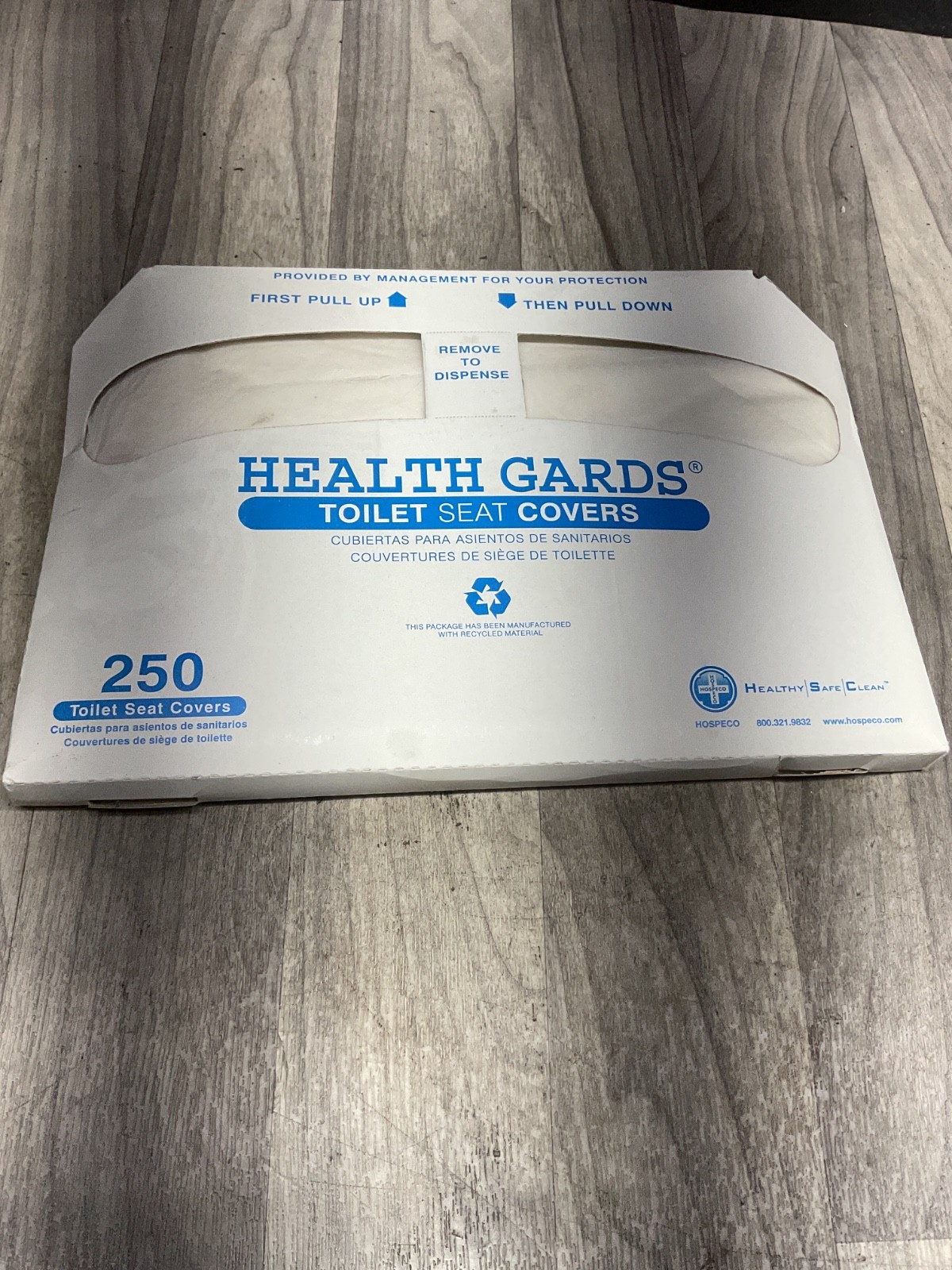 HOSPECO HG5000 Health Gards Toilet Seat Covers (5000/Carton) #4004B150PR3