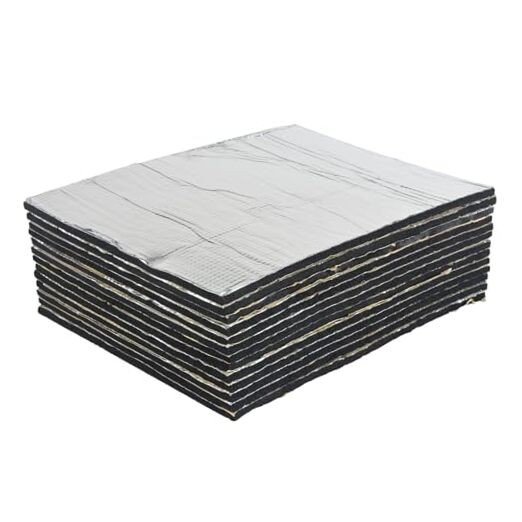 Sound Deadening Foam(8mm) 18sqft - Aluminum Hood Insulation Pad, Noise 314mil