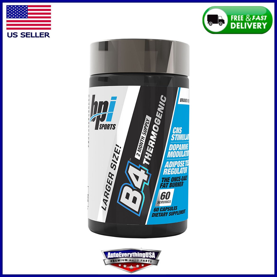 BPI Sports B4 60 Servings Once Daily Fat Burner 2 Month Supply (60 Capsules)