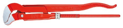 Knipex 8330015 17" Swedish Pattern Pipe Wrench S - Shape