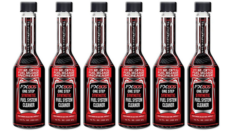 THROTTLE MUSCLE FX805 SYNTHETIC FUEL SYSTEM CLEANER  TM5853A - CASE OF 6 (12 OZ)