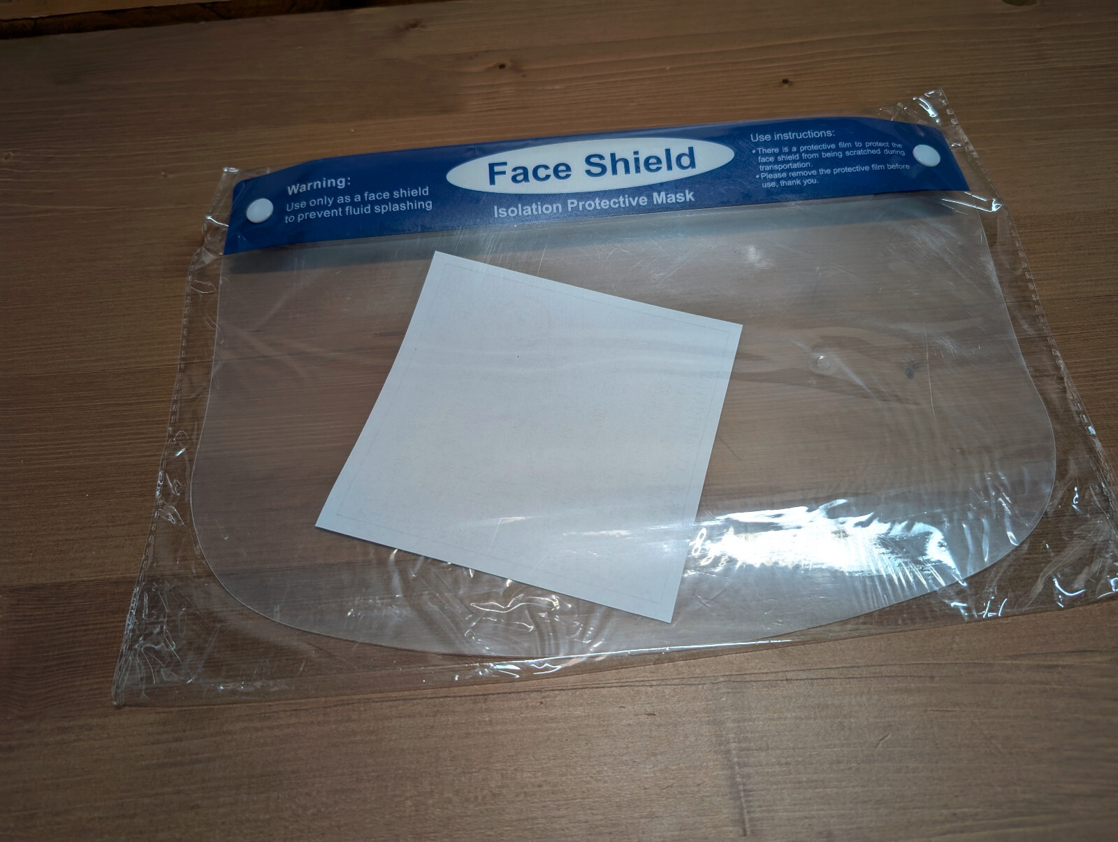 Face Shield isolation protective mask, reusable, lot of 10