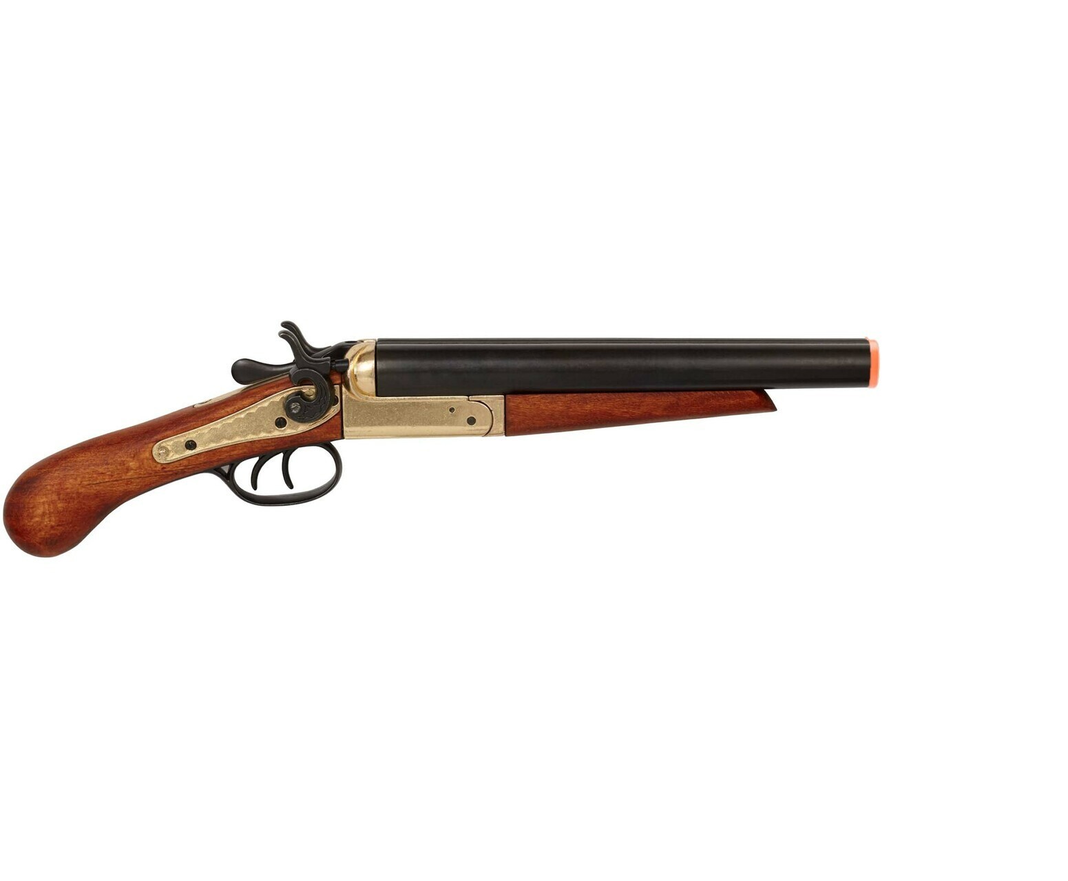 Denix 1881 Howitzer Non-Firing Replica Sawed Off Shotgun Prop in Brass Finish