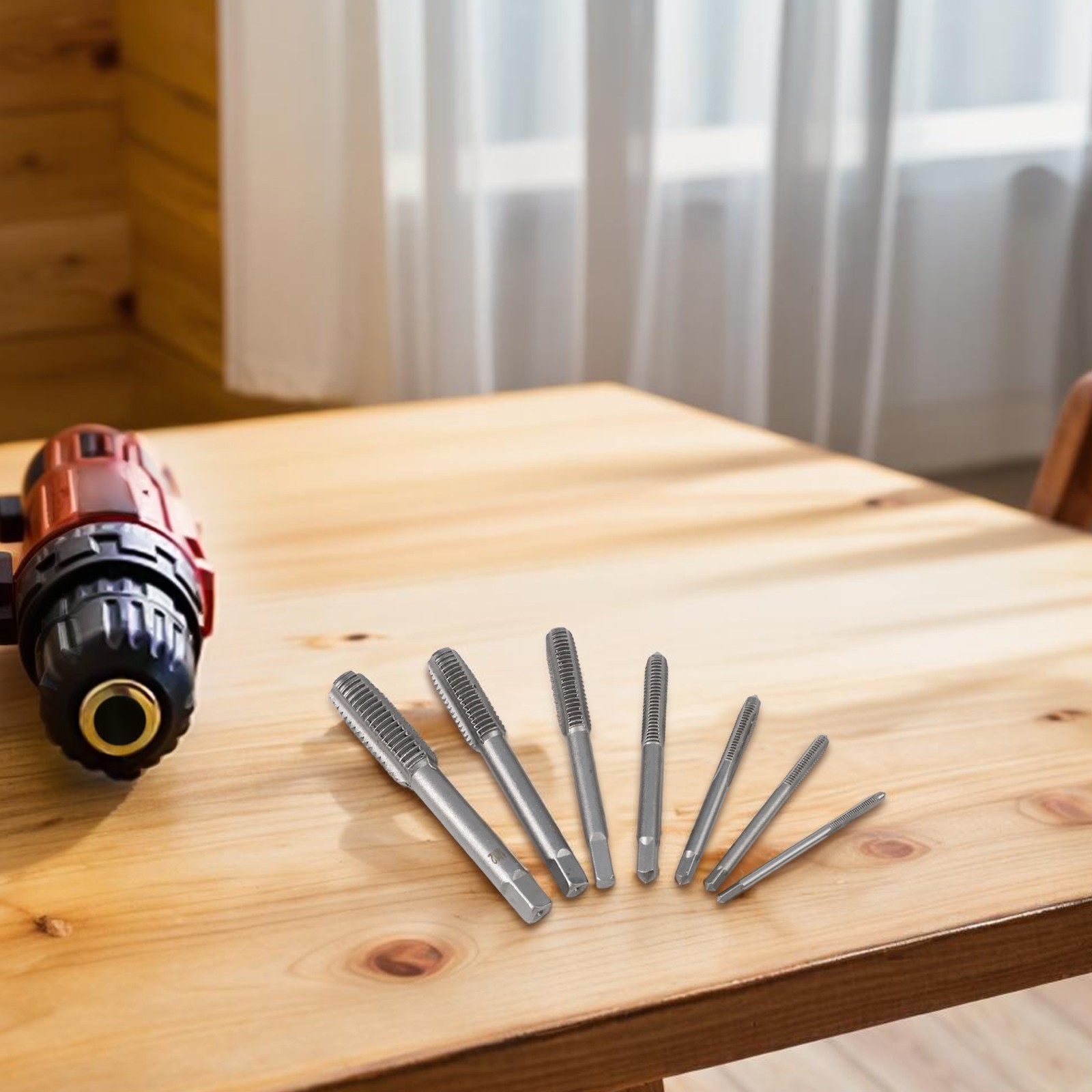 Tap Drill Bits Spiral Pointed Tap High Accuracy M3-Screw Thread Tap