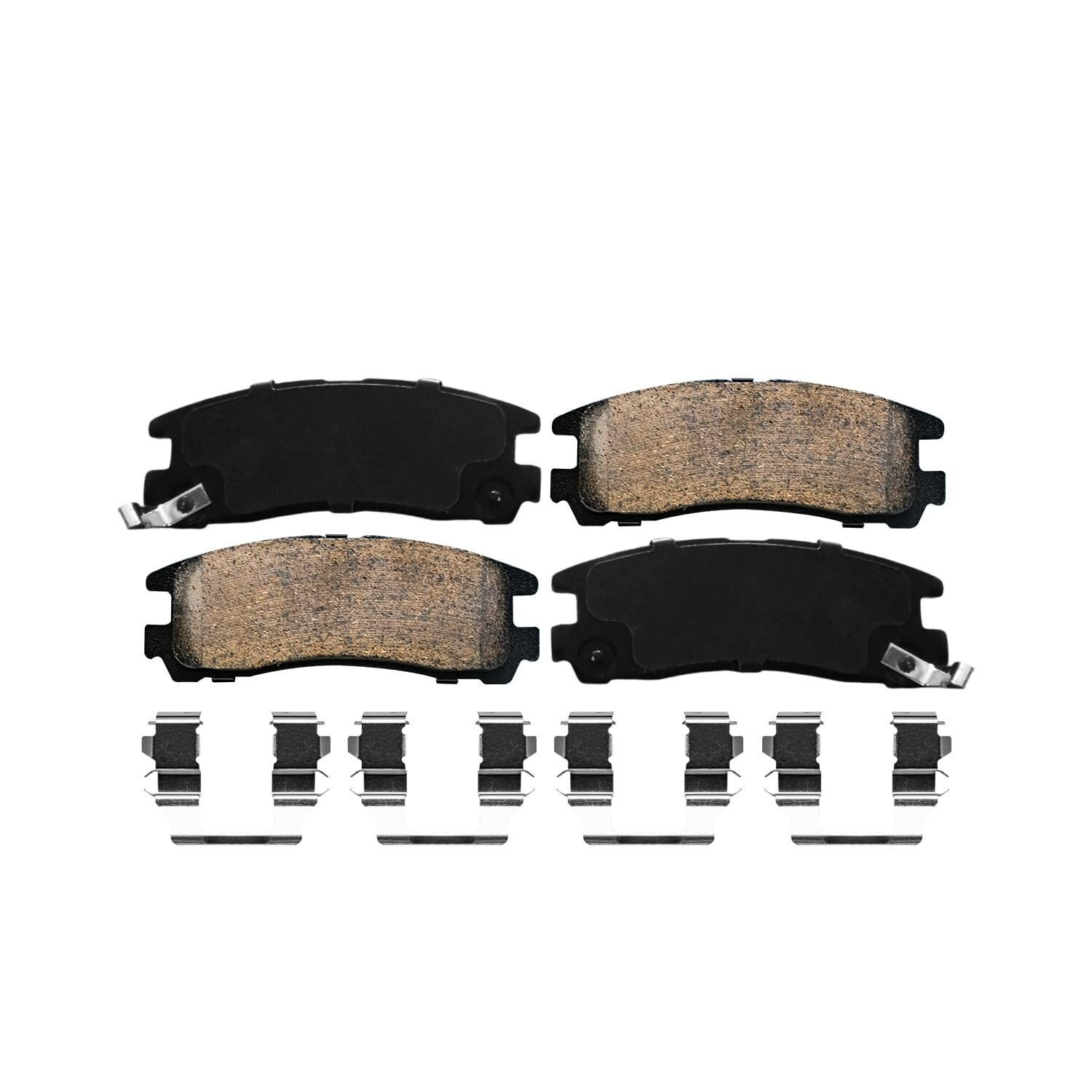 Front & Rear Ceramic Brake Pads for Chrysler Sebring Stratus Mitsubishi Eclipse