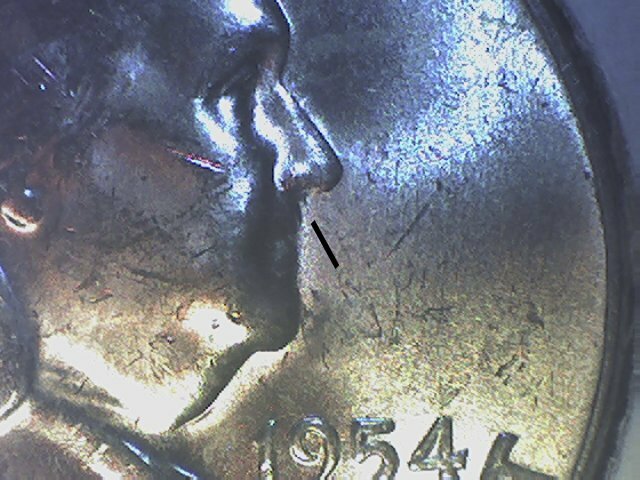 1954 FRANKLIN HALF DOLLAR BUG'S BUNNY DIE #3 GEM BU XX76