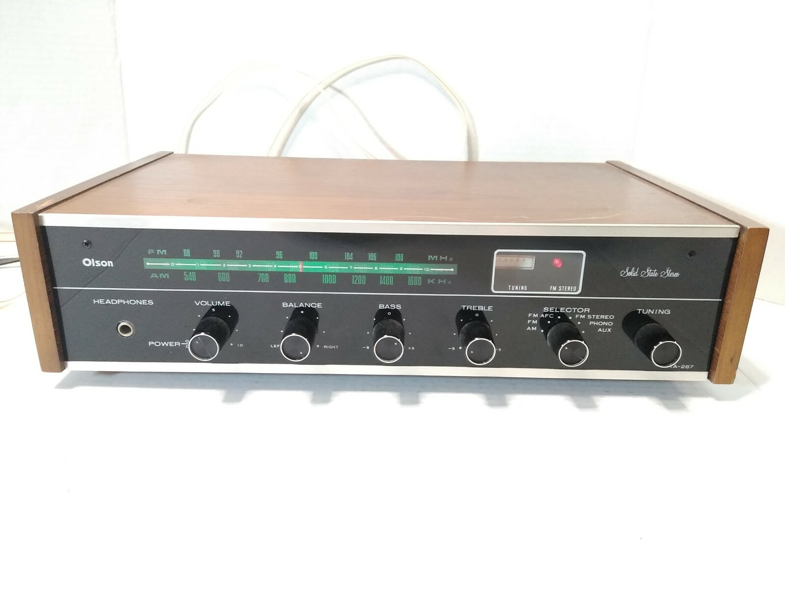 Vintage Olson RA-287 Solid State Stereo 1974 VERY RARE READ DESCRIPTION