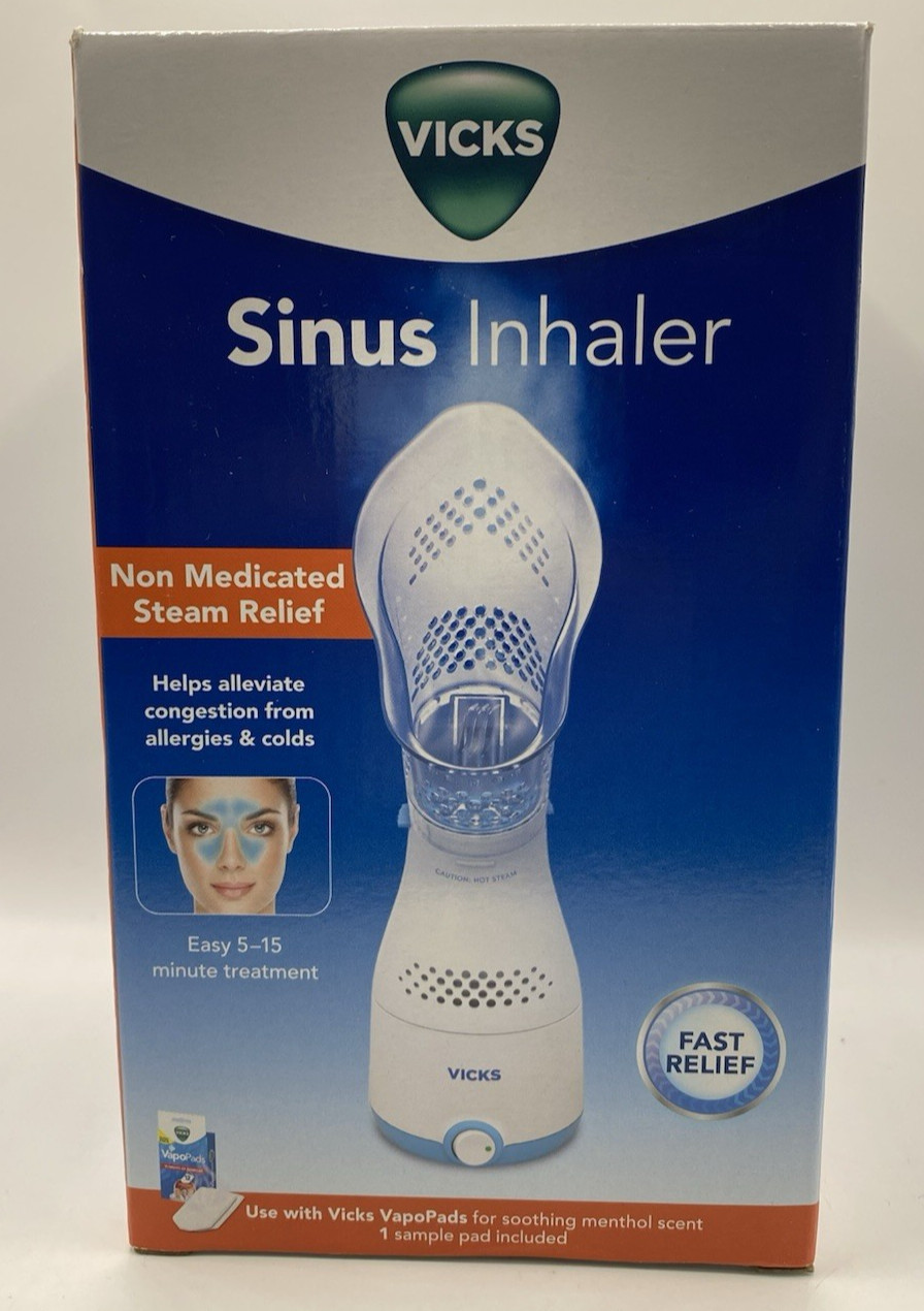 Steam Inhaler with Variable Steam Control & Personal Soft Mask - Vicks