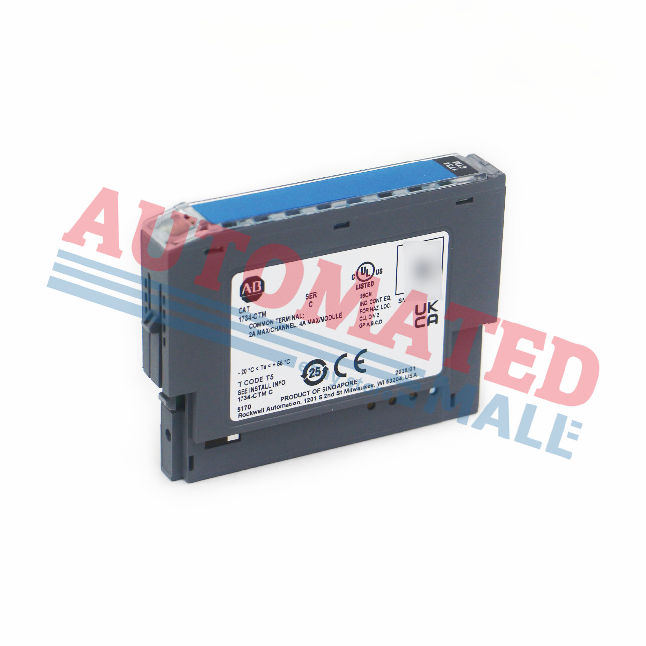 100% **New**1734-CTM POINT I/O Common Terminal Module Allen Bradley