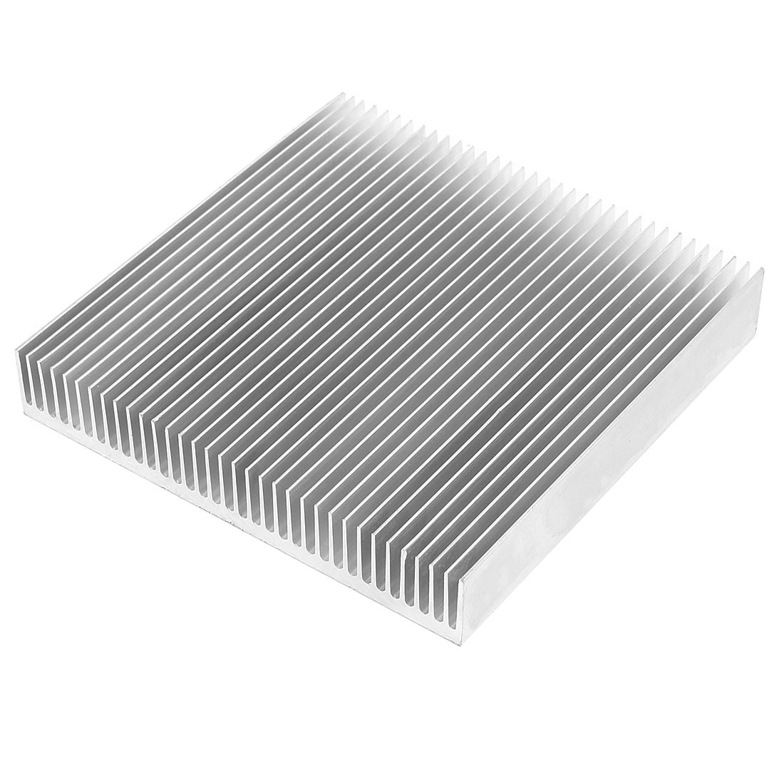 Silver Tone Aluminum Cooler Radiator Fin Heat Sink Heatsink 90mm x 90mm x 15mm