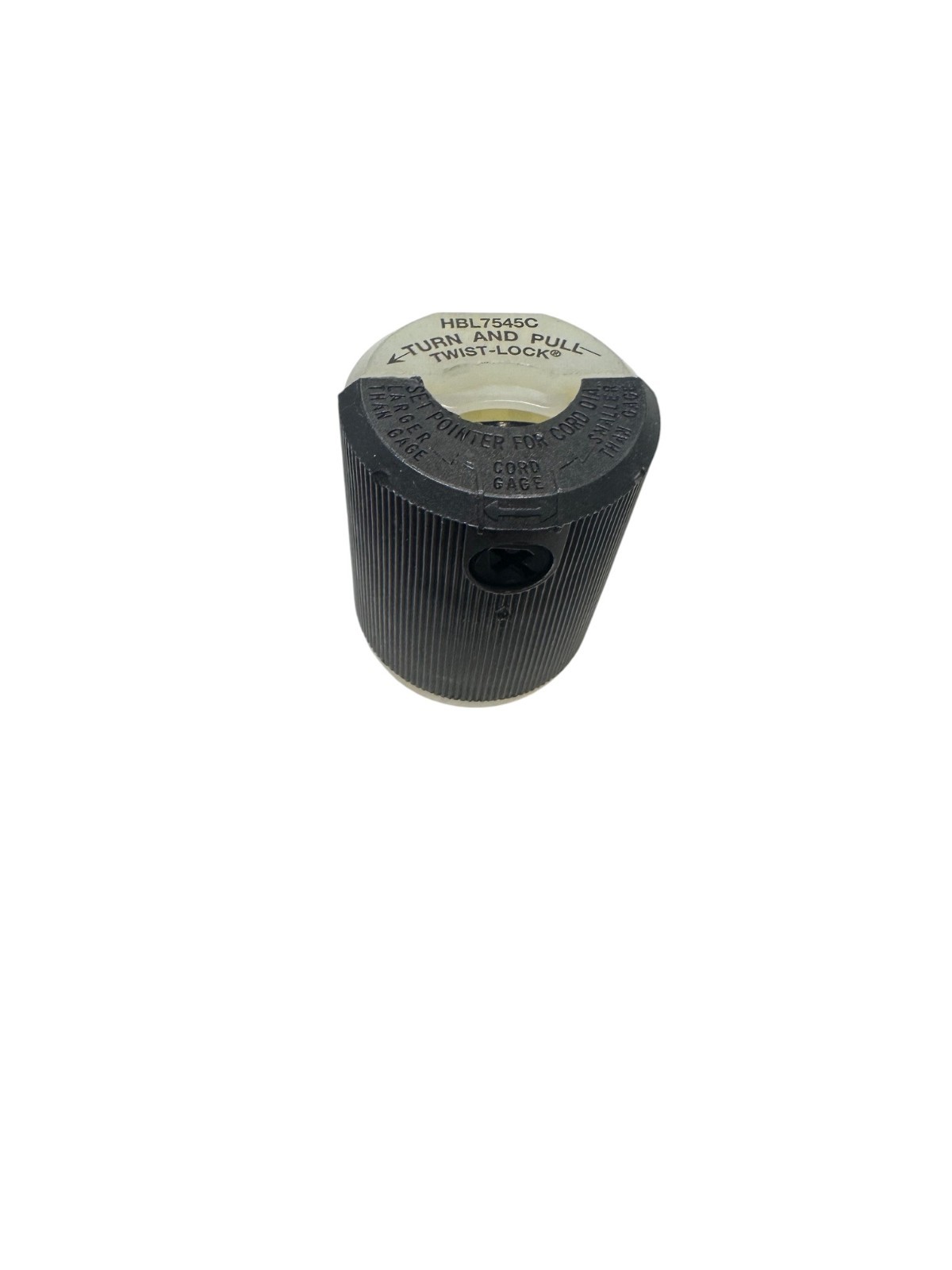 NEW HUBBELL HBL7545C TWIST-LOCK PLUG 15A 125V INDUSTRIAL MALE PLUG *SALE*