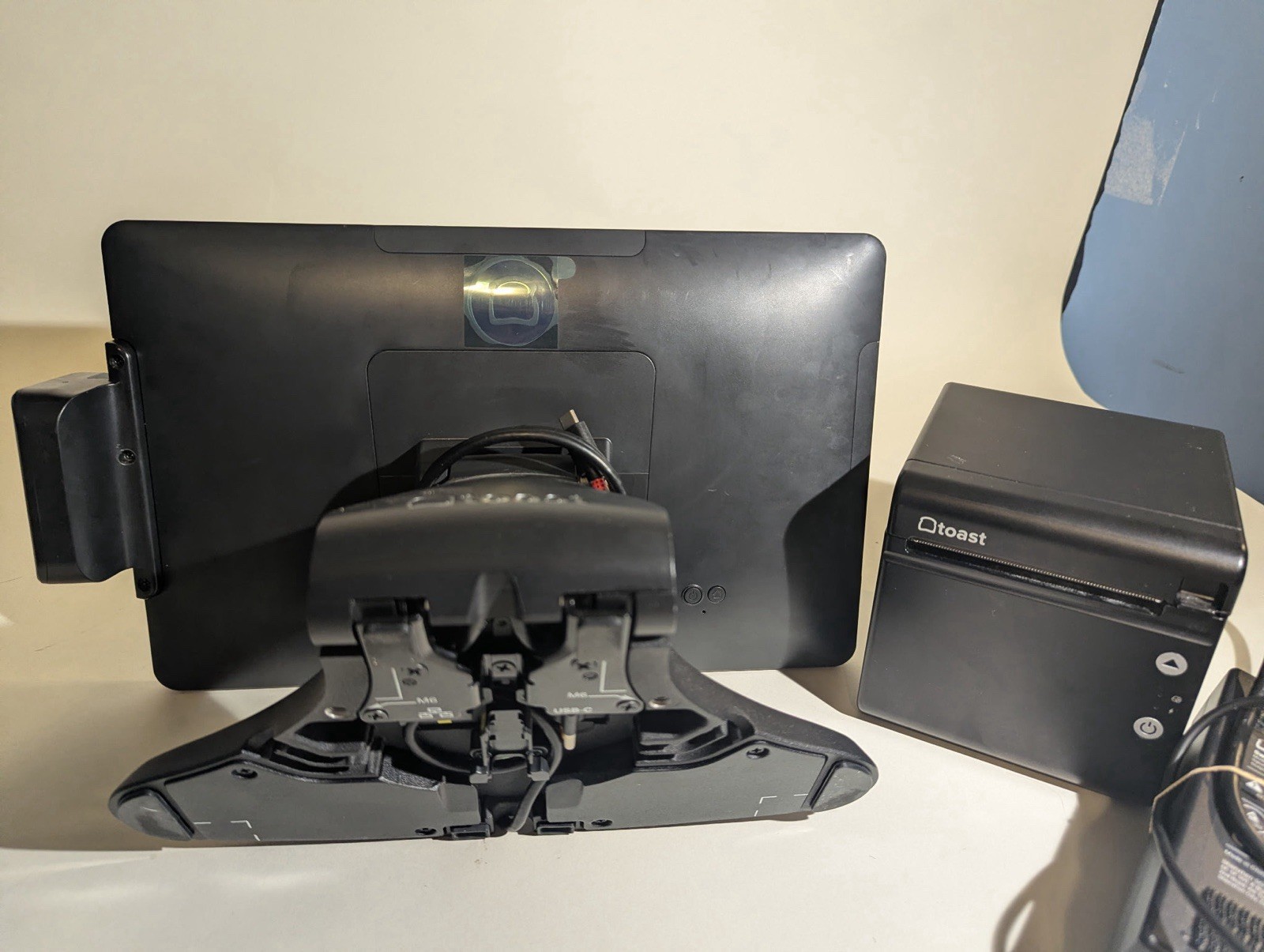 Toast Flex TT200 POS System Single Display w/ Power & TP200 Printer With Reader