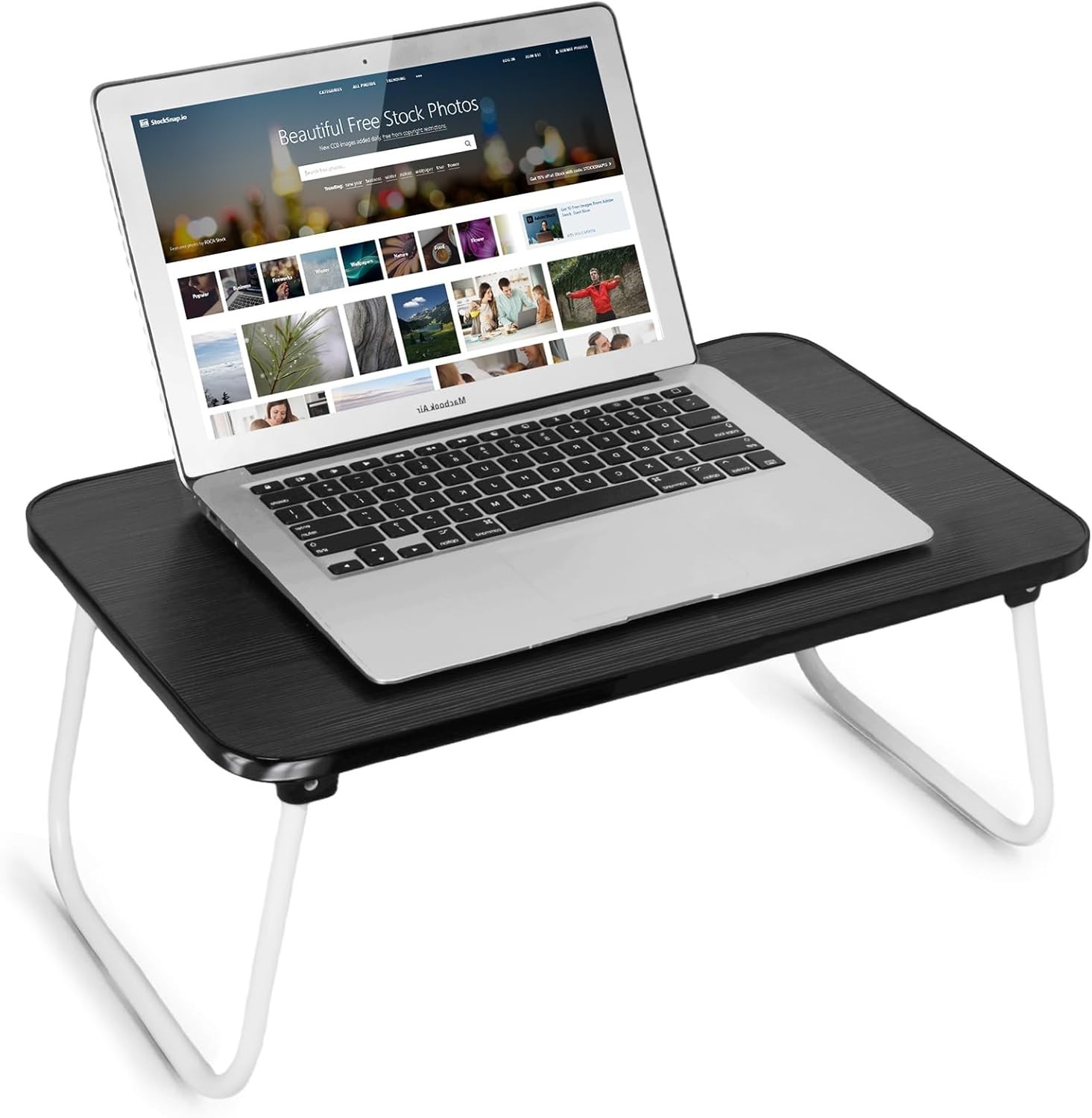 Versatile Foldable Desk Tray - Ideal for Working, Reading & Breakfast in Bed