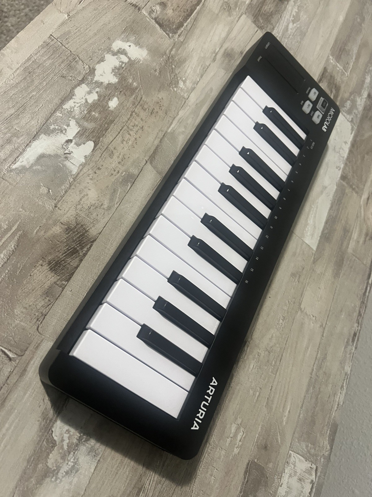 Arturia MicroLab Mk3 Universal MIDI Controller for Music Production - Black