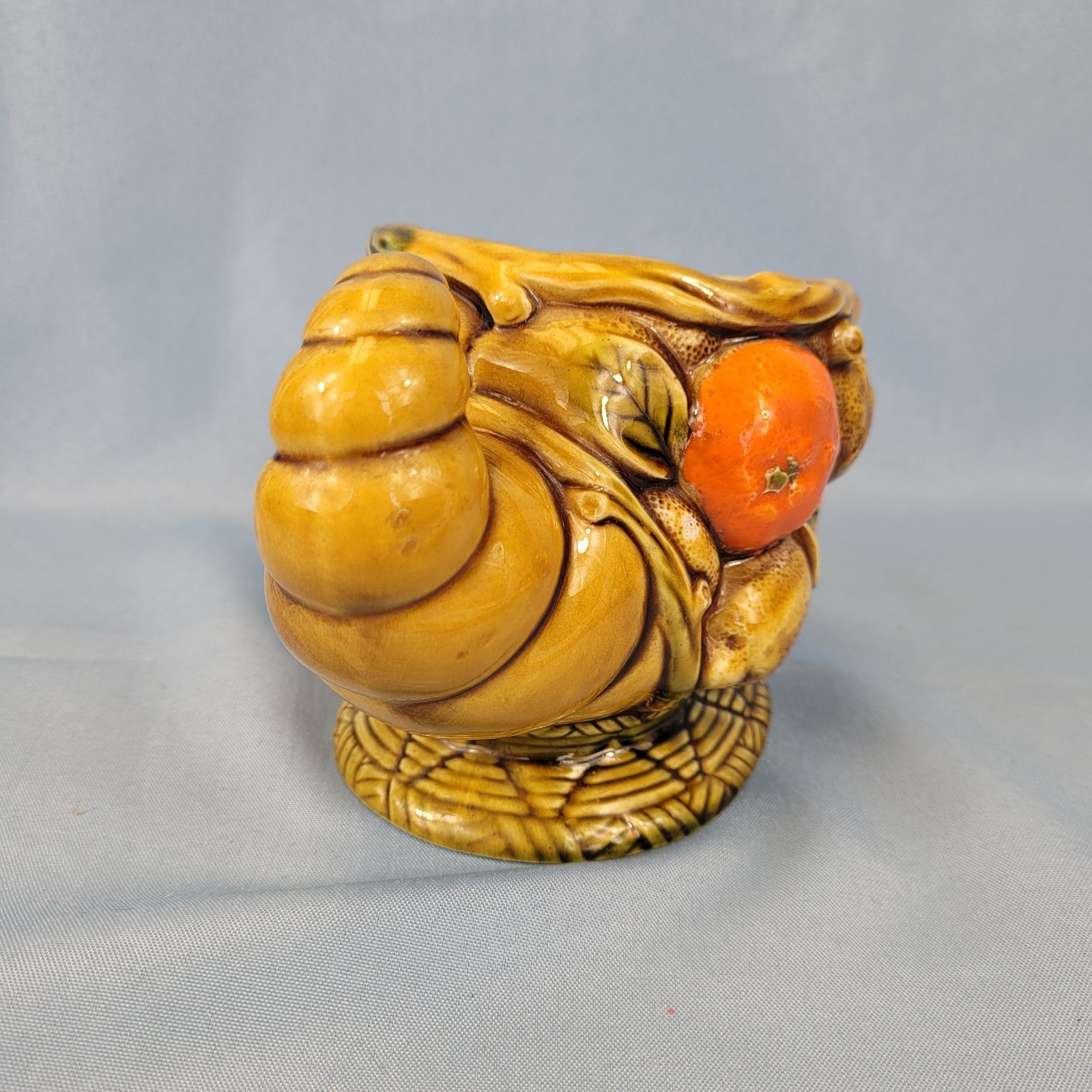 Inarco Cornucopia Planter E-4616 Fruit Harvest Ceramic Vase Japan