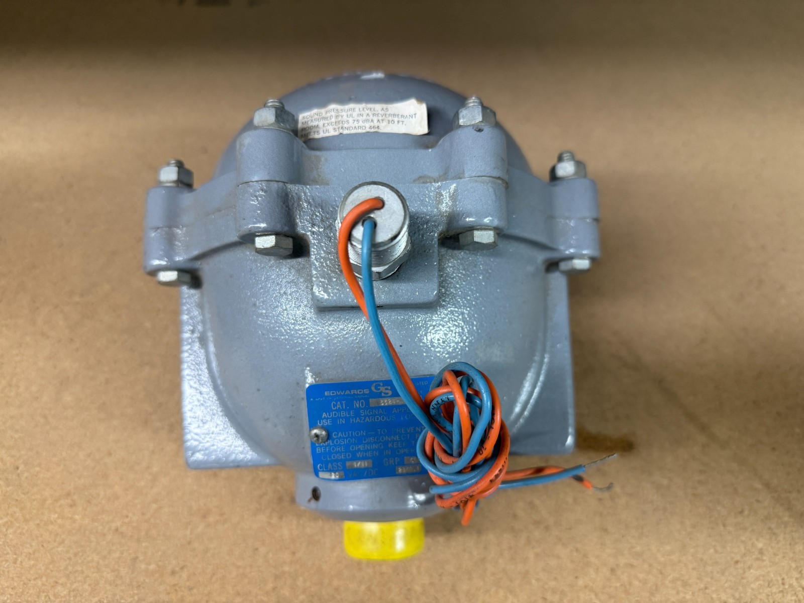 Edwards 5524-AH 120 VAC 28 Amp Explosion Proof Driver