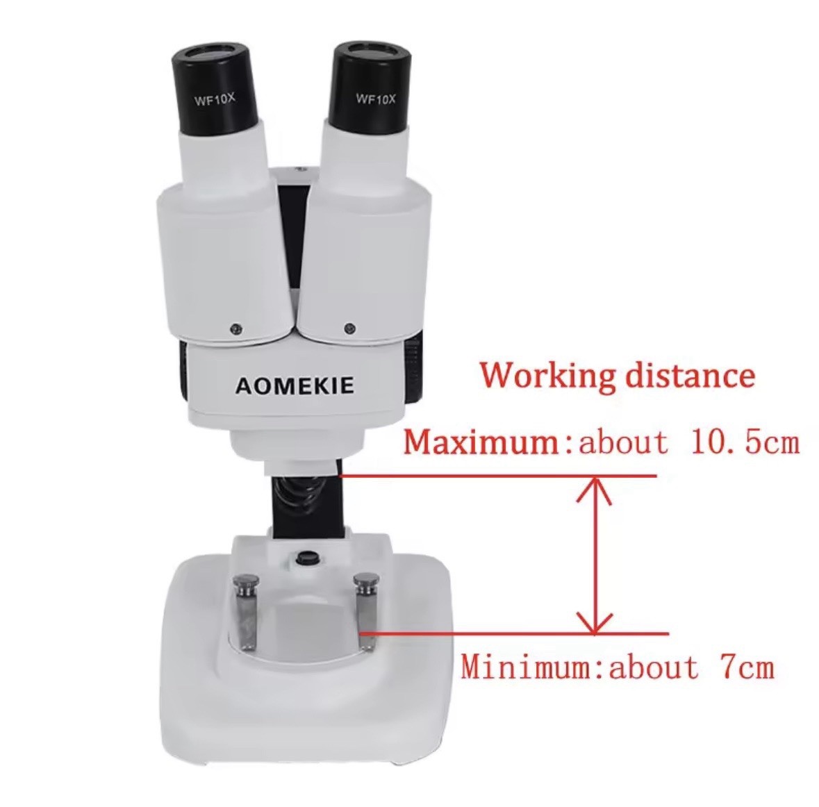 20X/40X Binocular Stereo Microscope with LED