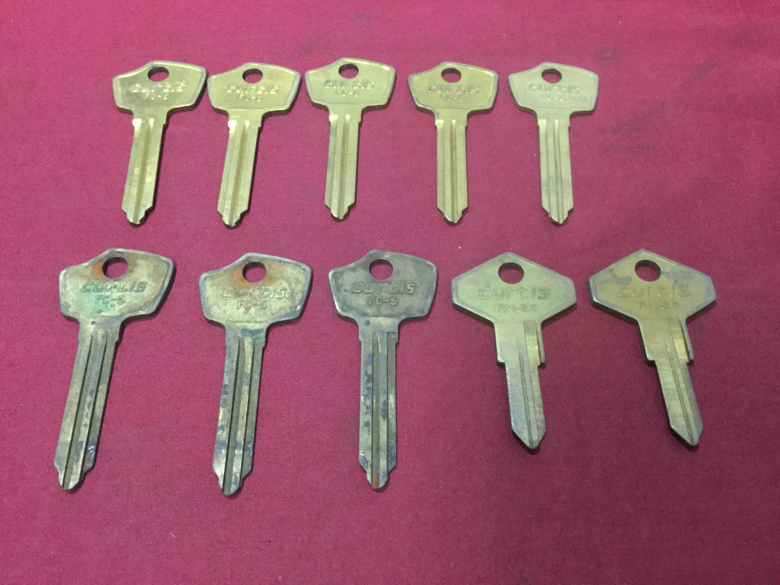 Renault RN25, FC5 & FC6 Automotive Key Blanks, Set of 10 -Locksmith