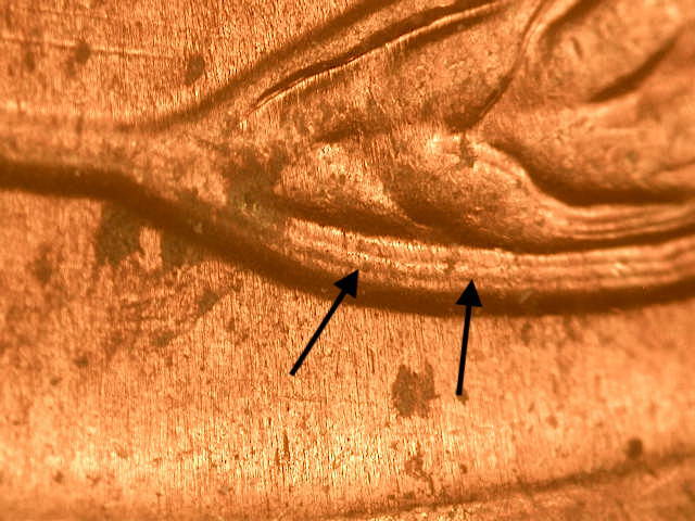 1944-D DDR-010 Doubled Die Reverse BU Red/Brown Lincoln Cent