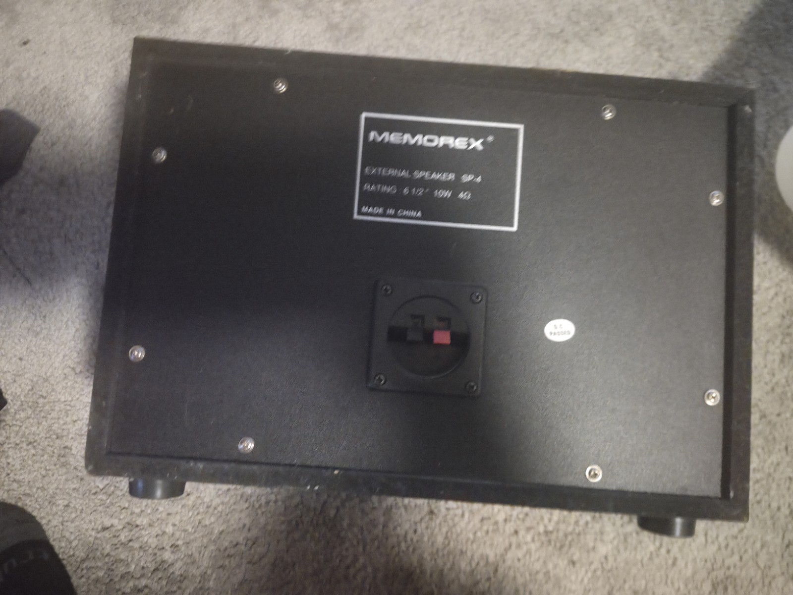 Memorex SP-4 External Speaker 6.5"
