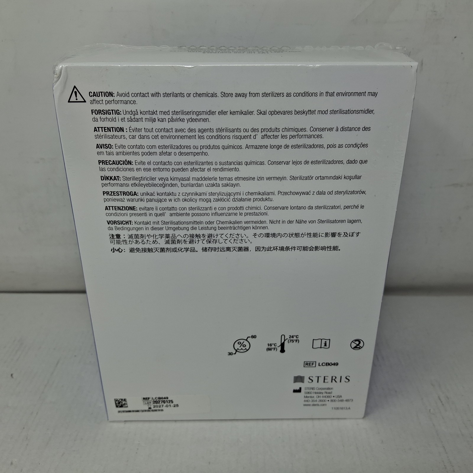 Steris LCB049 Steam Process Challenge Device