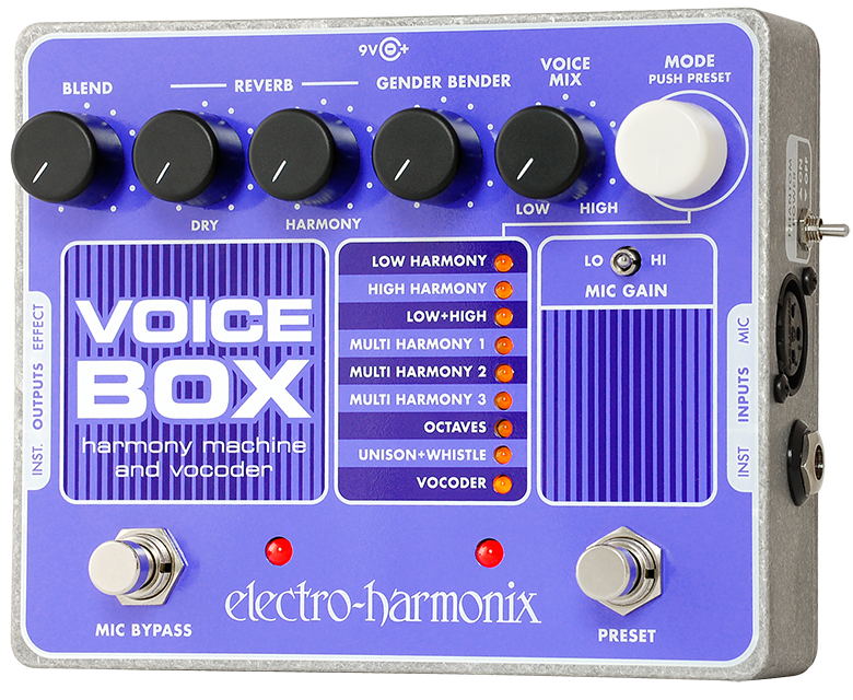 New Electro-Harmonix EHX Voice Box Vocal Harmony Machine Vocoder Effects Pedal!