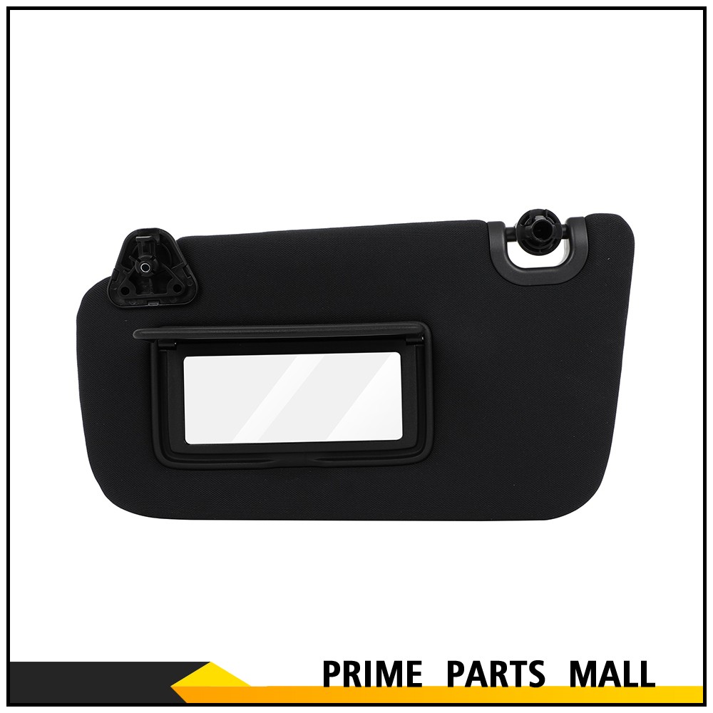 Driver Black Sun Visor W/O Sunroof 12-19 For Nissan Sentra LEAF 1.6L 1.8L