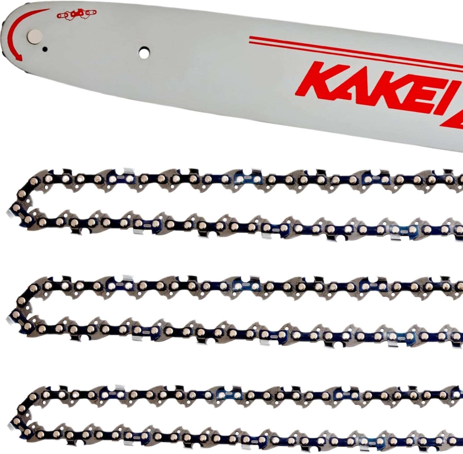 18" Chainsaw Guide Bar & 3 Chains for RYOBI RY3818 RY10532 RY40580 ZRRY10532