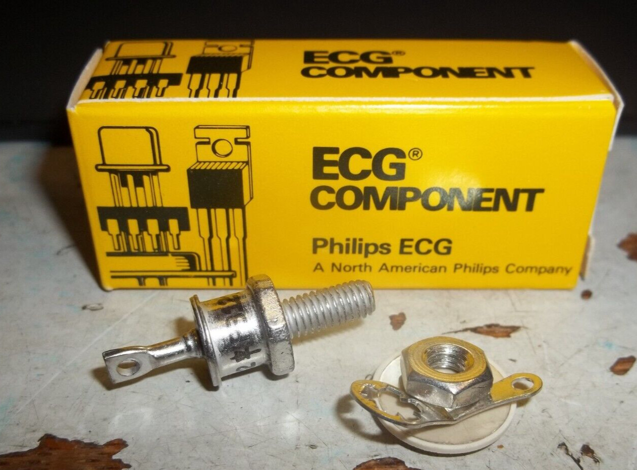 PHILIPS SYLVANIA ECG GENERAL PURPOSE RECTIFIER DIODE 5932 THREAD END K  (*1-1)