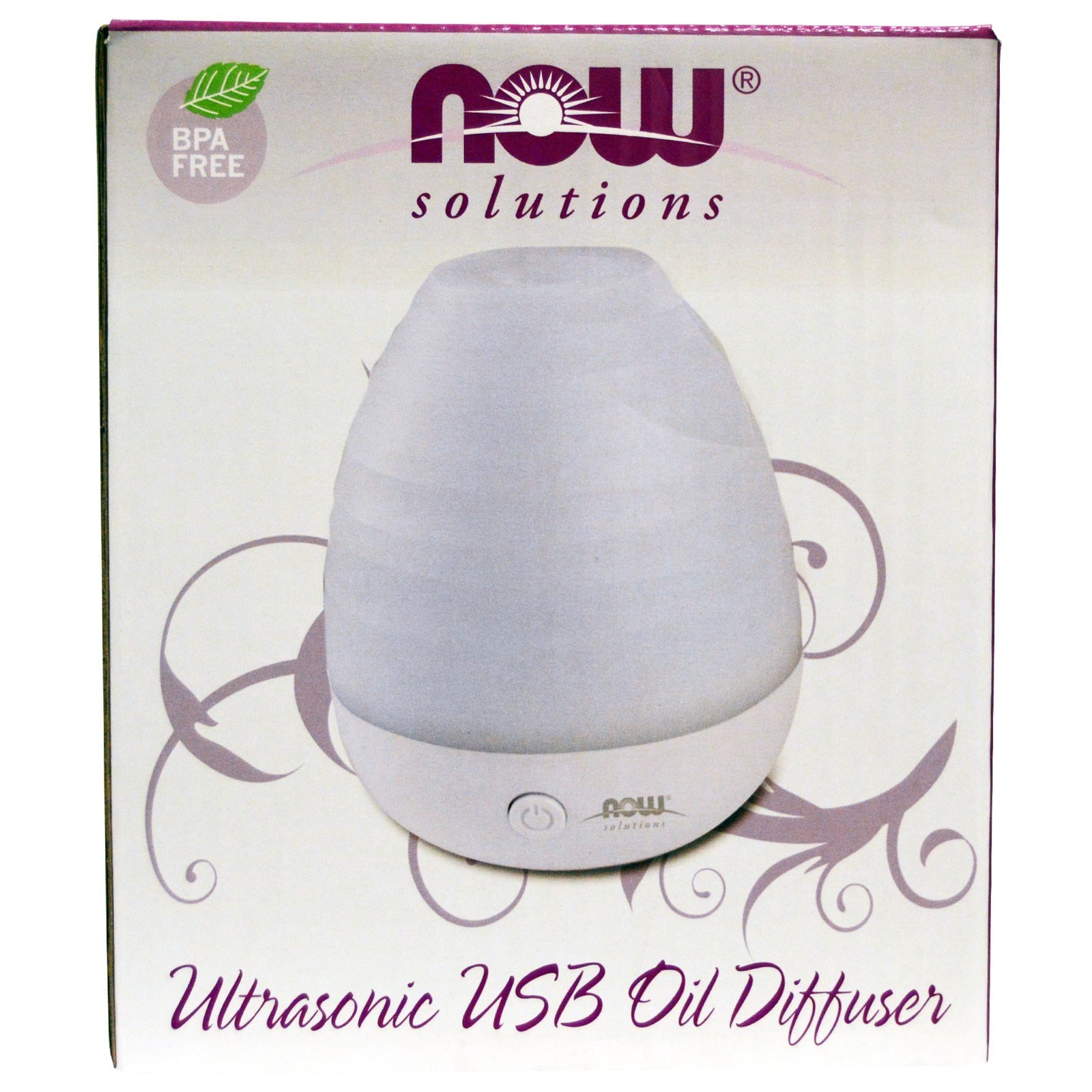 Now Solutions, Ultrasonic USB Essential Oil, LED Color Changing Diffuser