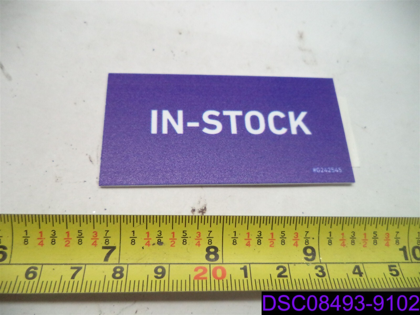 Qty = 12: In Stock Labels 1-1/2" x 3" P/N G242545