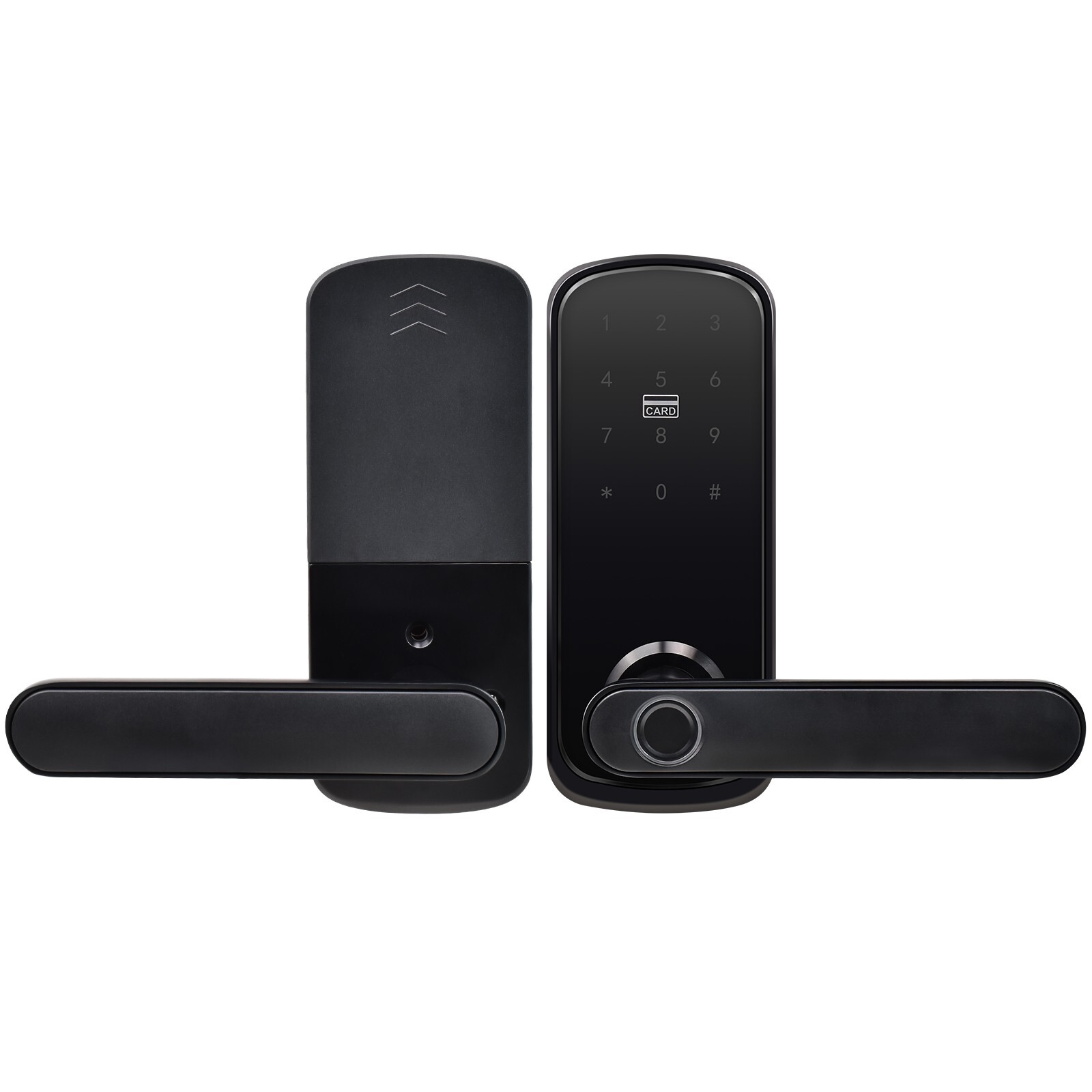 5-in-1 WiFi Smart Door Lock Fingerprint+IC+Code Passcode+Keys+APP Control Unlock