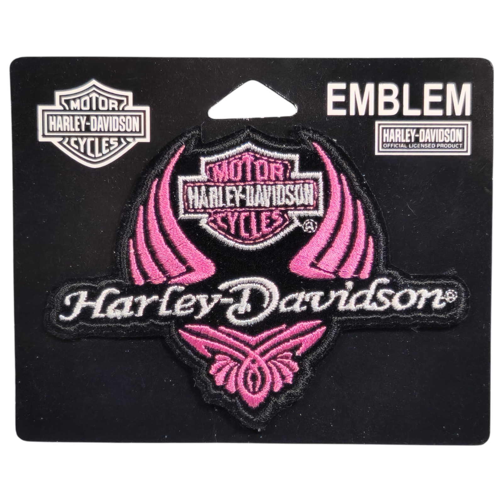 Harley Davidson Officially Licensed Diva Wings Ladies Sew On Embroidered Patch