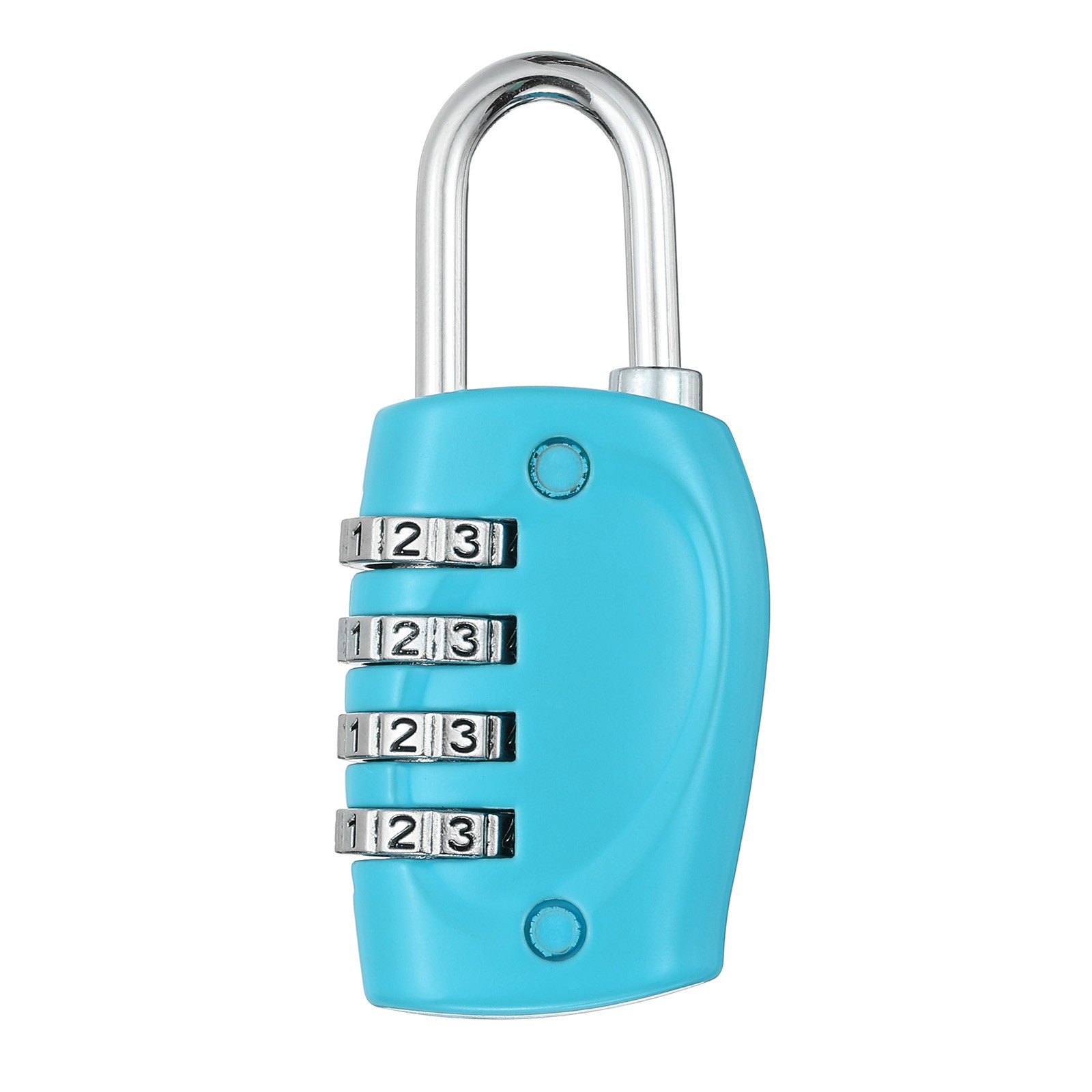 Combination Lock, 4 Digit Outdoor Padlock Waterproof Locker Lock, Blue