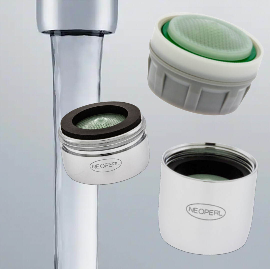 Neoperl Junior Laminar Clear Stream Faucet Aerator 1.5 gpm Low Flow