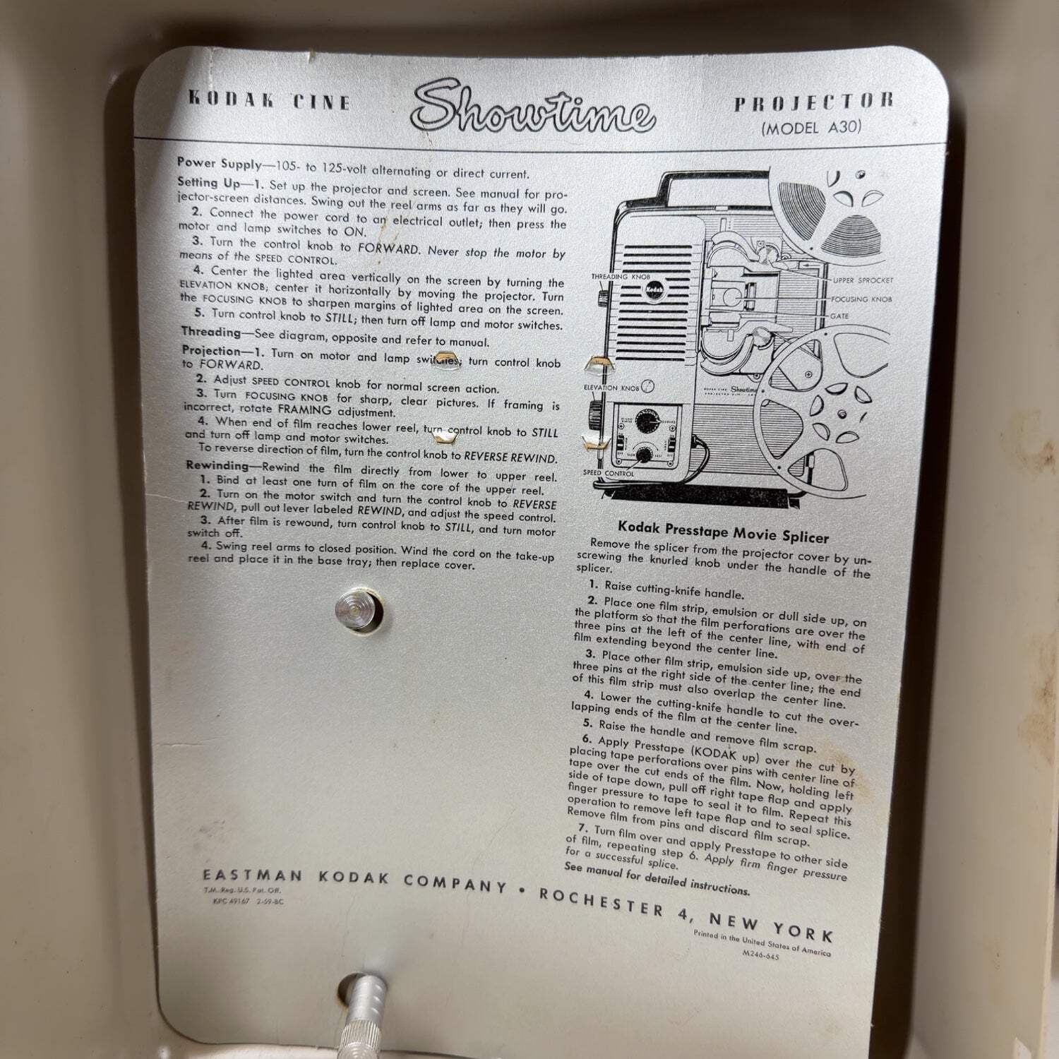 Kodak Showtime A30 Projector