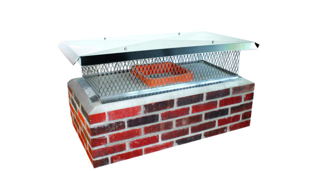 21" x 23" x 8" Stainless Steel Chimney Cap by Olympia