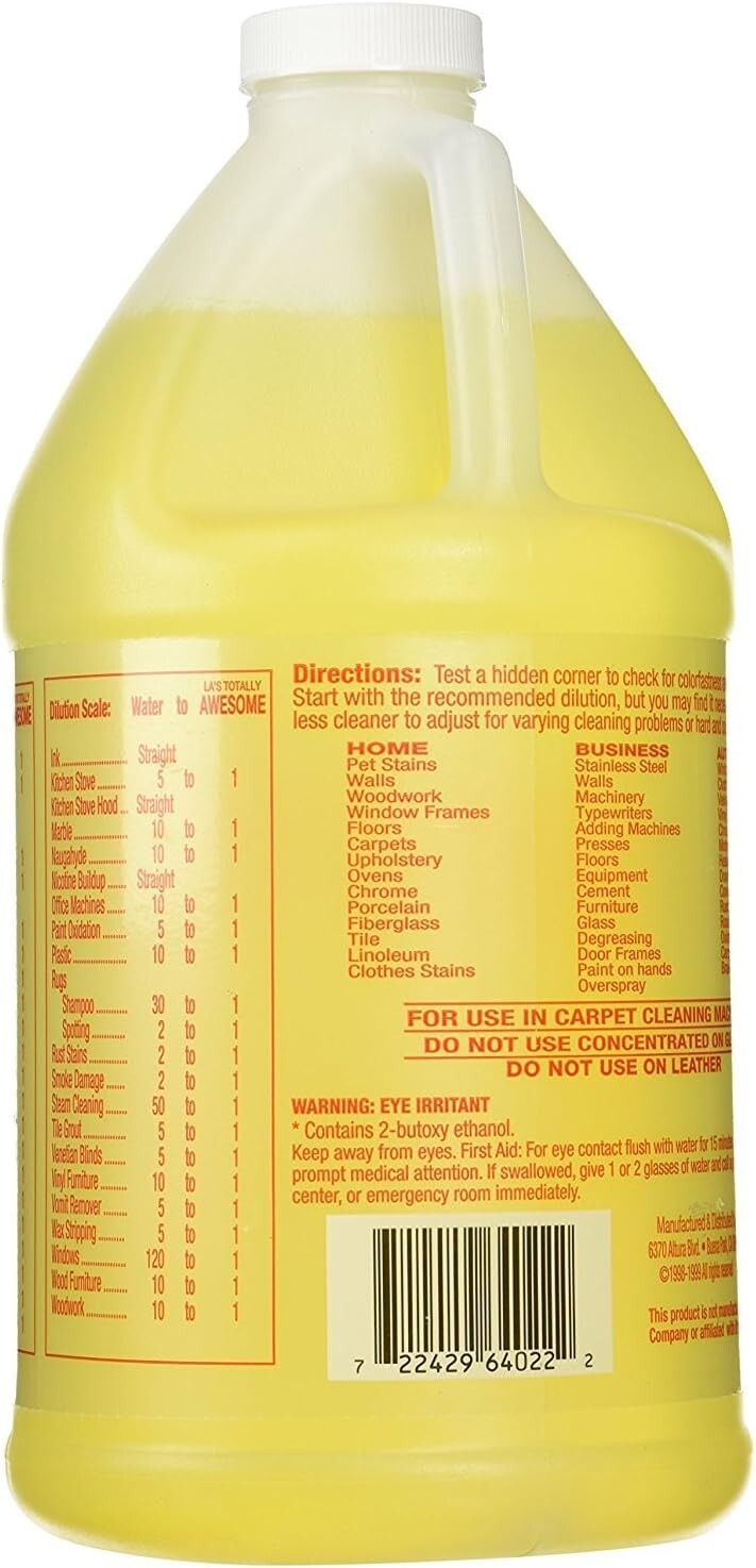 1 Pack - LA's Totally Awesome All Purpose Cleaner Concentrate 64 oz