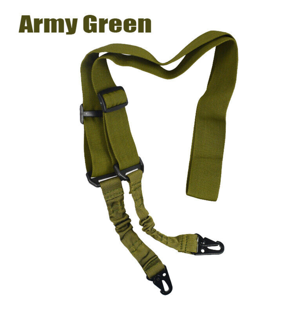 Tactical Sling Hunting Gun Sling Adjustable Nylon Multifunctional Elastic Band