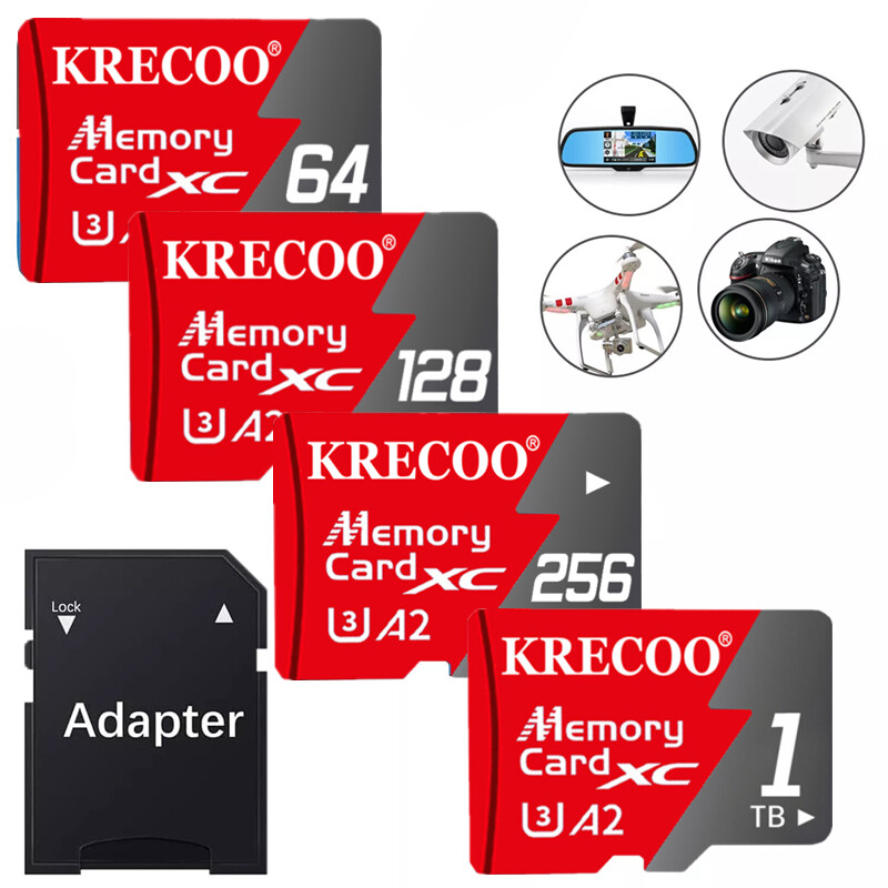 Micro SD Card Ultra 32GB 128GB 256GB 1TB 2TB High Speed Class10 TF Wholesale Lot