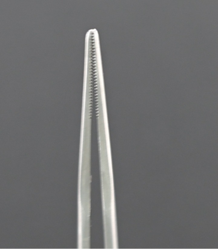 Jarit 285-128 Gerald Dressing Forceps, Serrated, STR, 9.25" - Ultrasonic Cleaned
