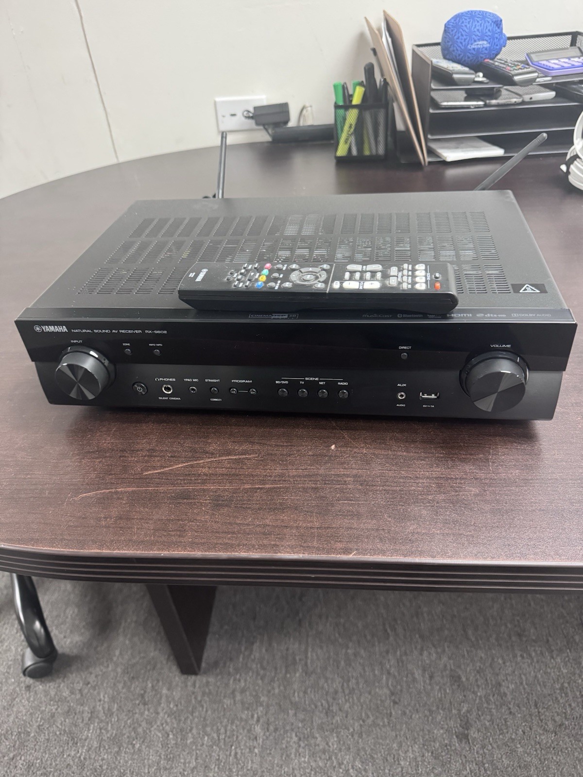 Yamaha RX-S602 Slim Audio and Video Component Receiver Slimline